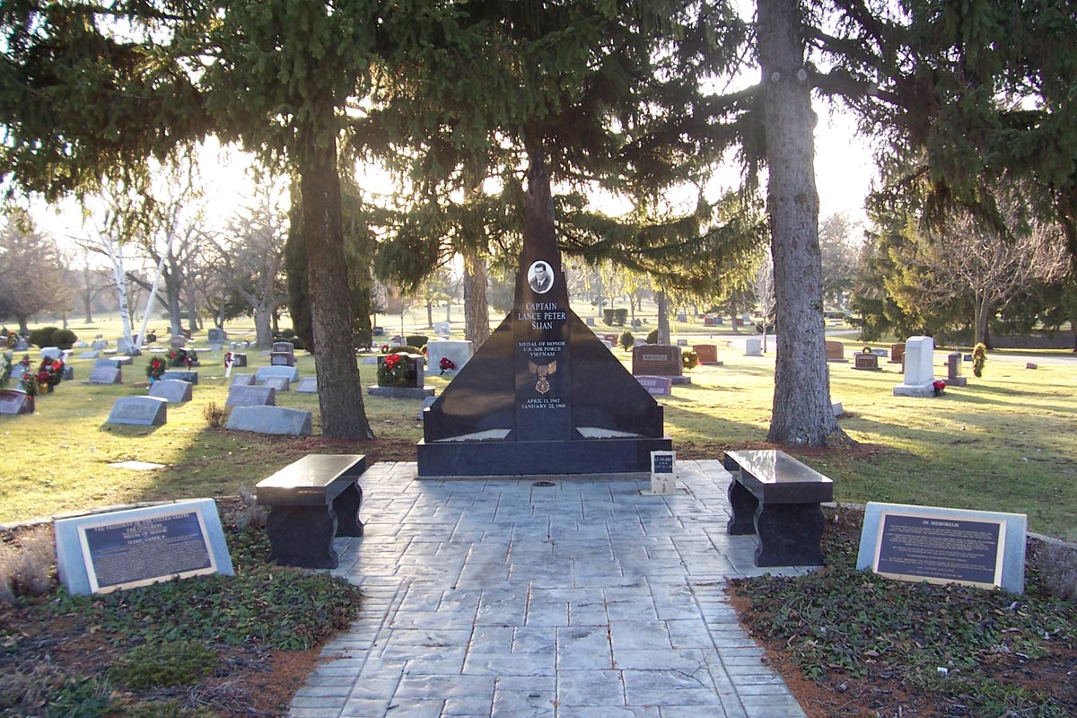 The Lance Sijan Memorial Site at Arlington Park Cemetery
