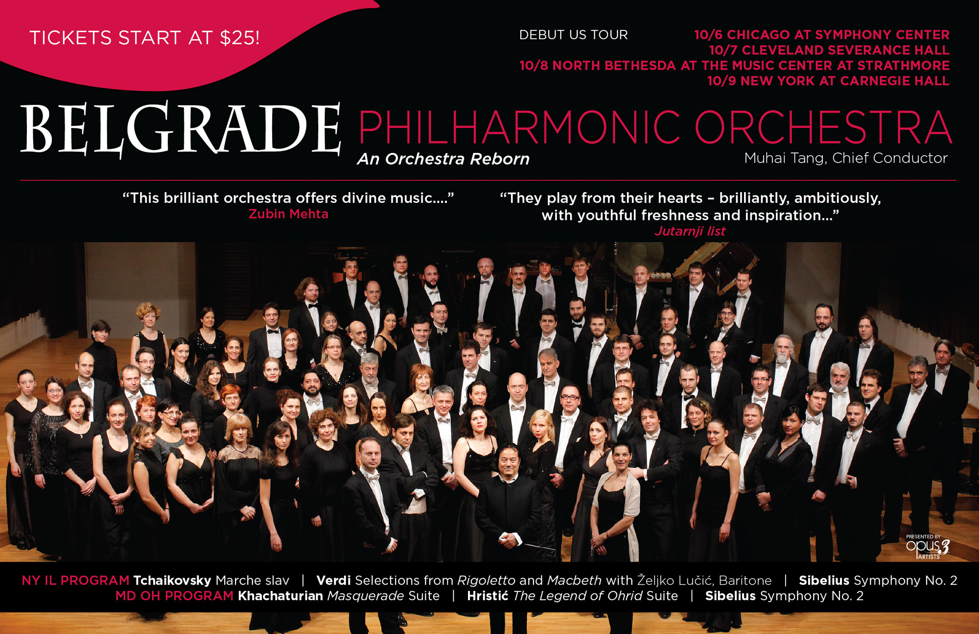 Belgrade Philharmonic Orchestra U.S. Tour