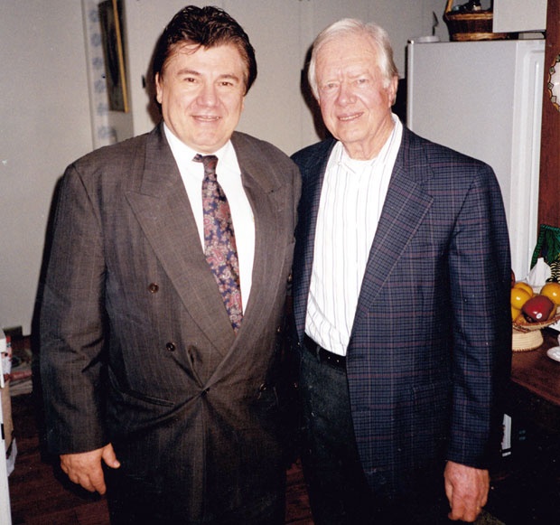 Borko Đorđević i Džimi Karter, Foto: privatna arhiva