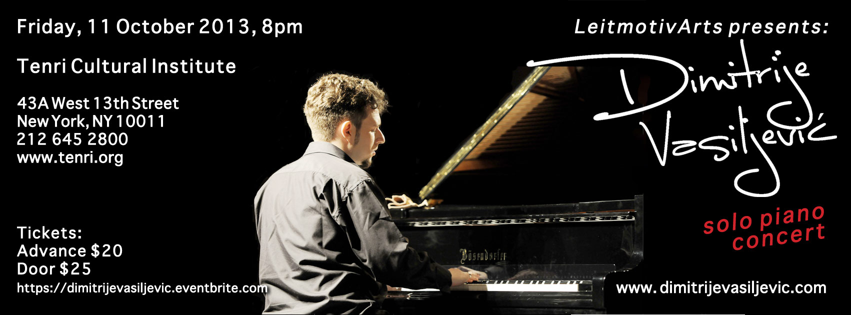 Dimitrije Vasiljević - Solo Piano Concert