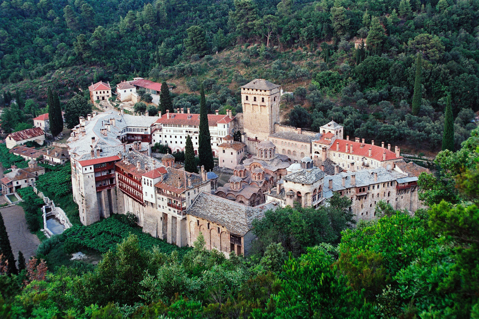 Holy Monastery Hilandar on Mount Athos