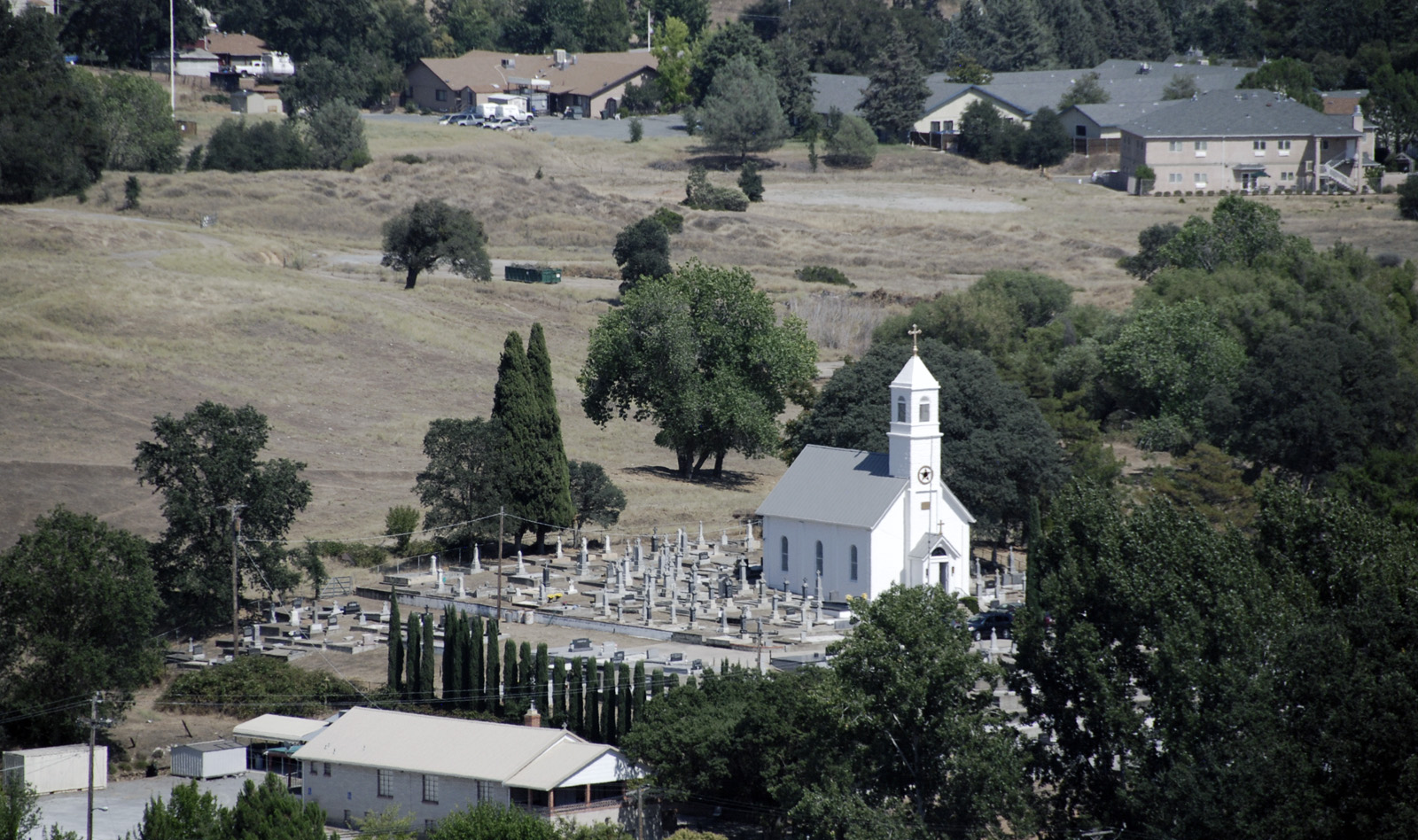Old Serbian Cemetery in Jackson, California