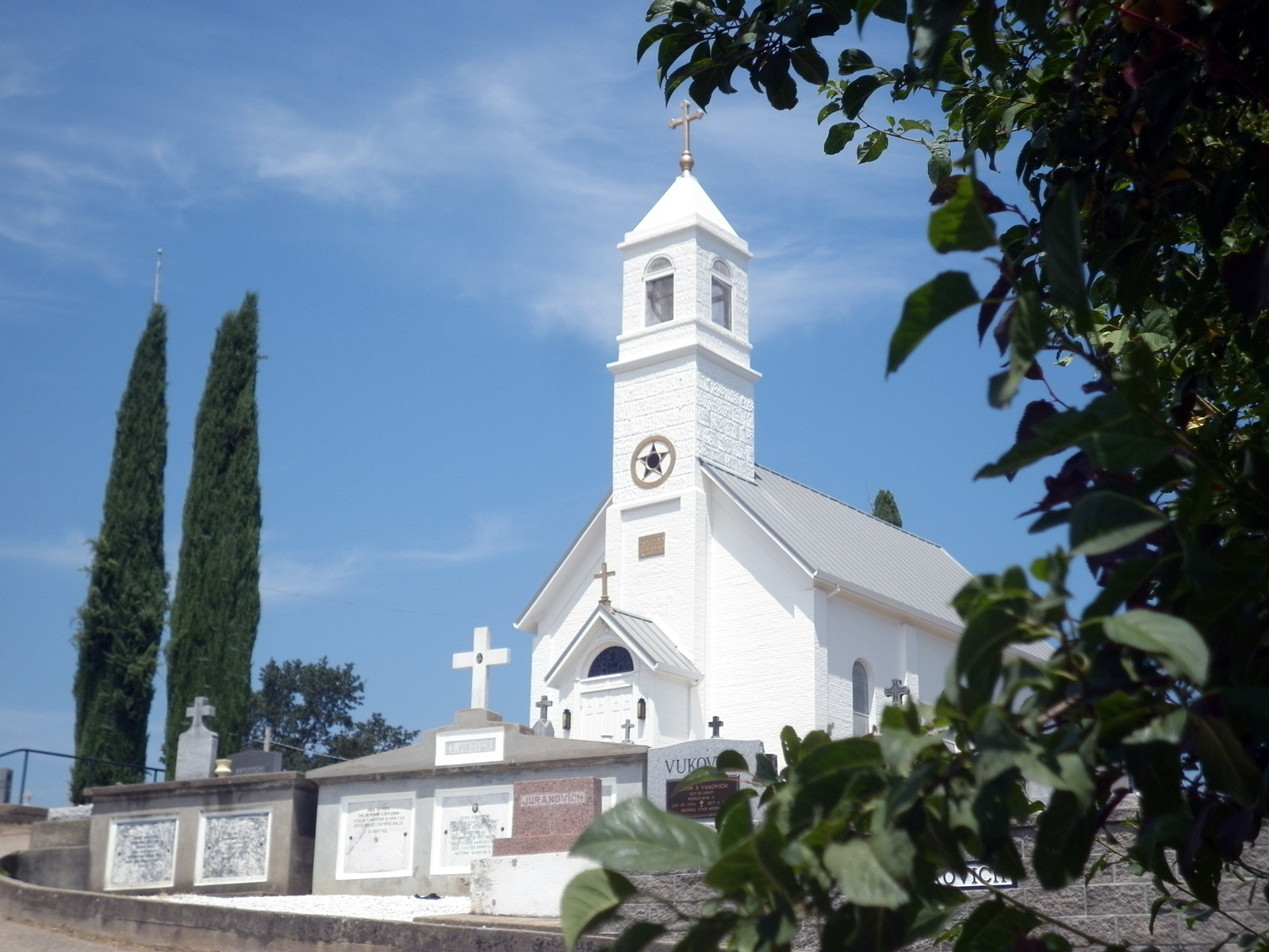 Old Serbian Cemetery in Jackson, California