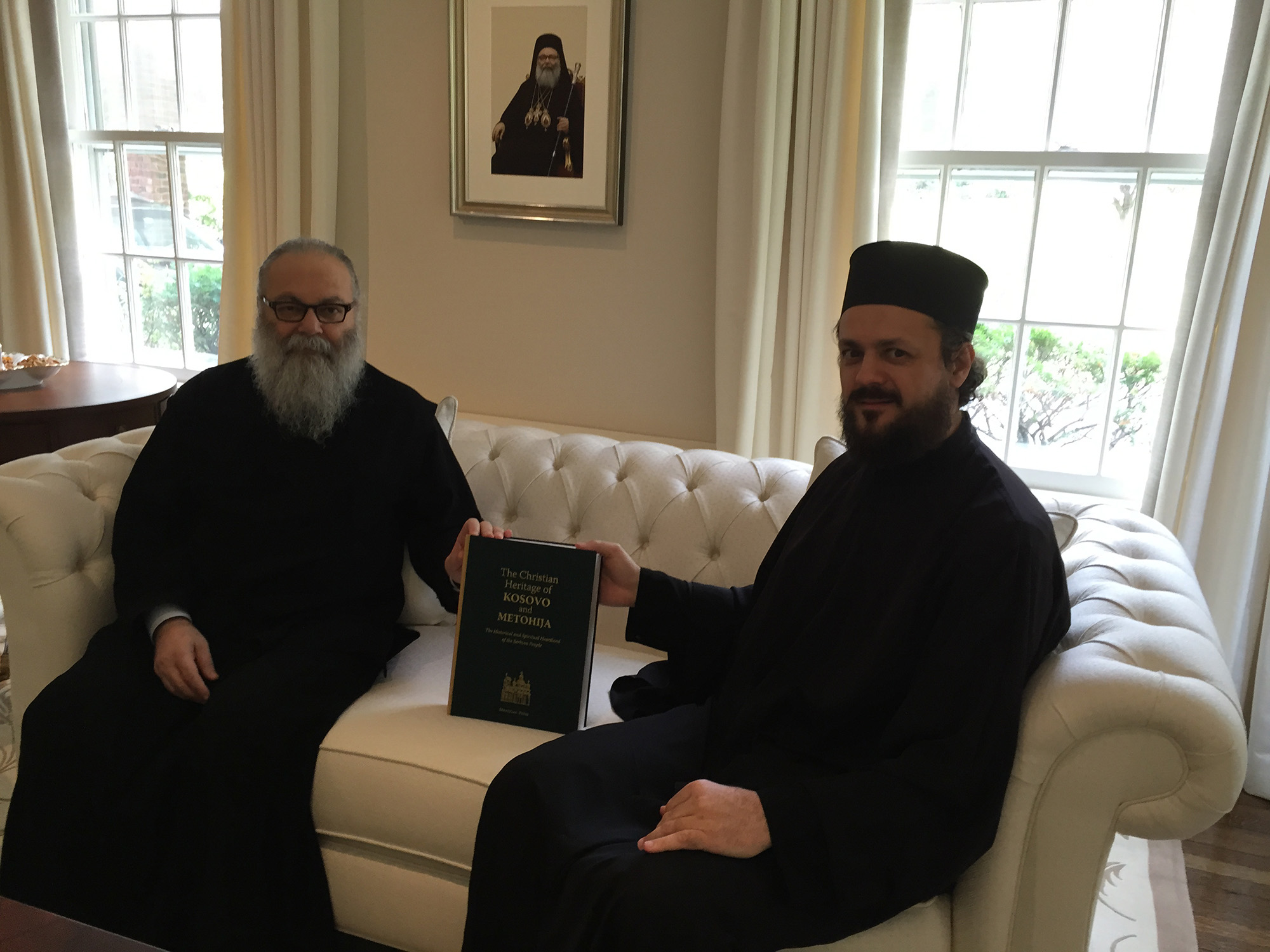 Patriarch John and Bishop Maxim
