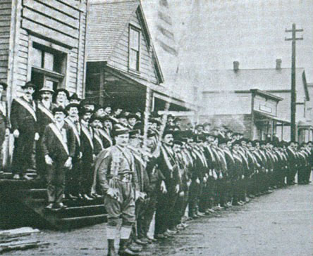 Смотра добровољаца у Чикагу 1914. године