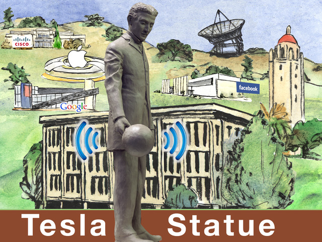 Tesla Statue