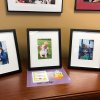 Pictures of the grandchildren in the place of honor